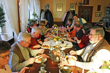 Der Vereinswirt - Kalle Waid - hat mal wieder kräftig aufgetischt!